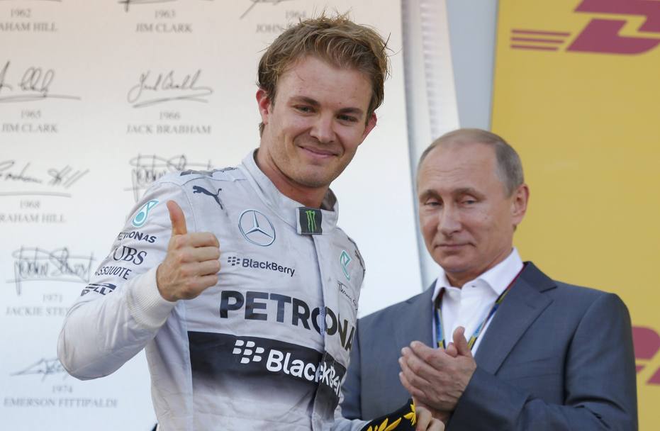 Rosberg dopo una grande rimonta è giunto secondo. Reuters